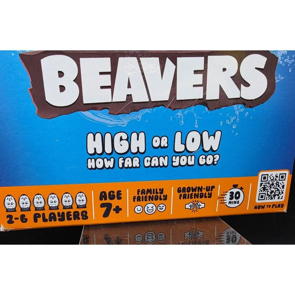13 Beavers High Or Low Board Game By Format Games Age 7+ Family & Friends